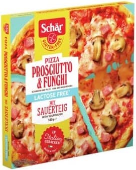 Schär Pizza Prosciutto Funghi bez lepku a laktózy