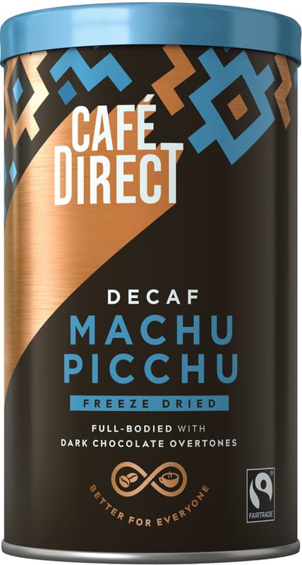 Cafédirect Machu Picchu instantní káva Arabica bez kofeinu