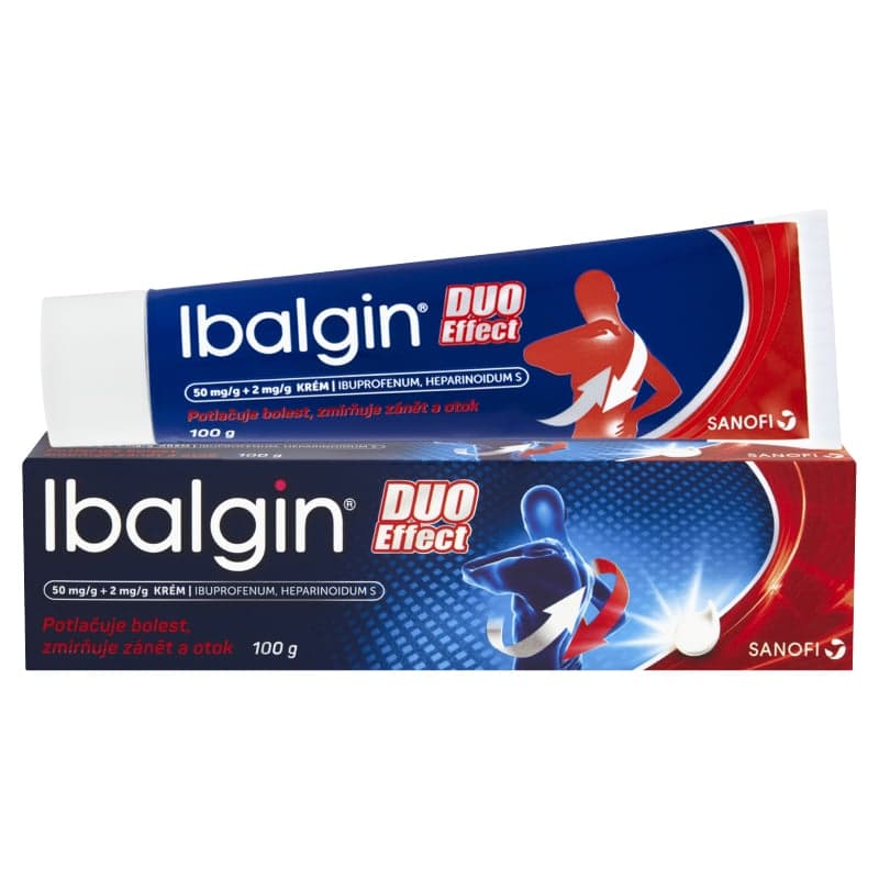 IBALGIN DUO EFFECT 50MG/G+2MG/G cream 100G