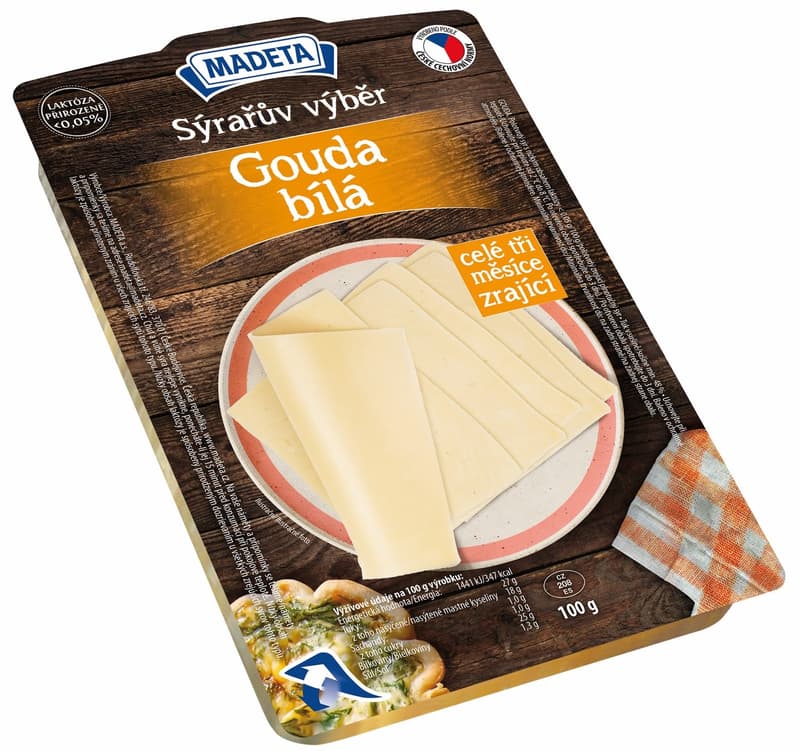Madeta Cheesemaker's selection Gouda 48% slices