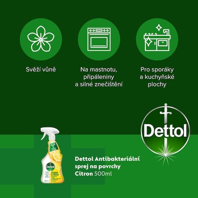 Dettol Antibacterial spray lemon and lime