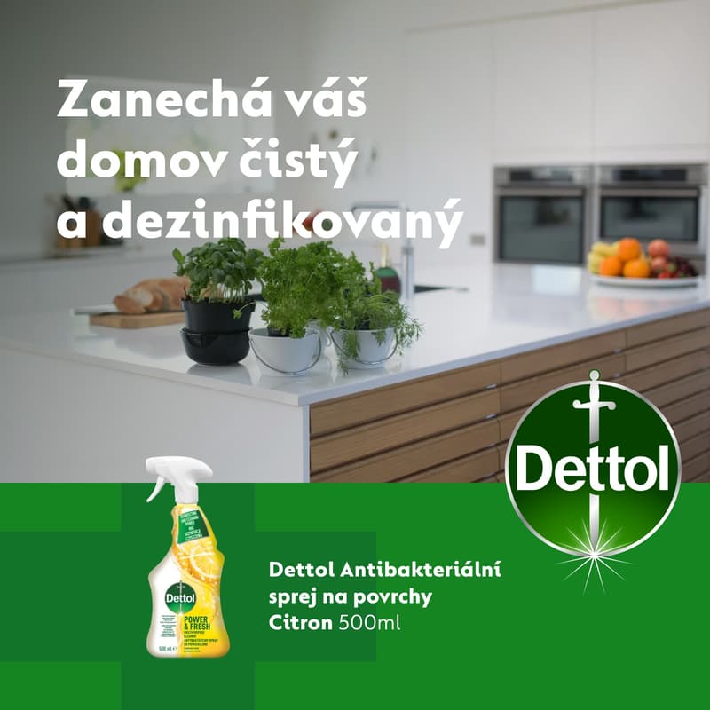 Dettol Antibacterial spray lemon and lime