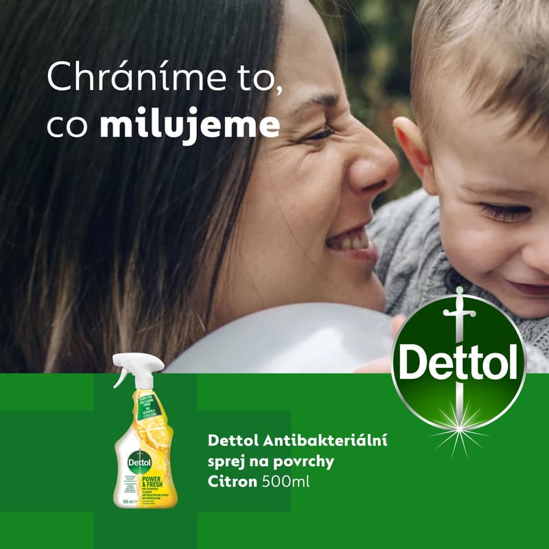 Dettol Antibacterial spray lemon and lime