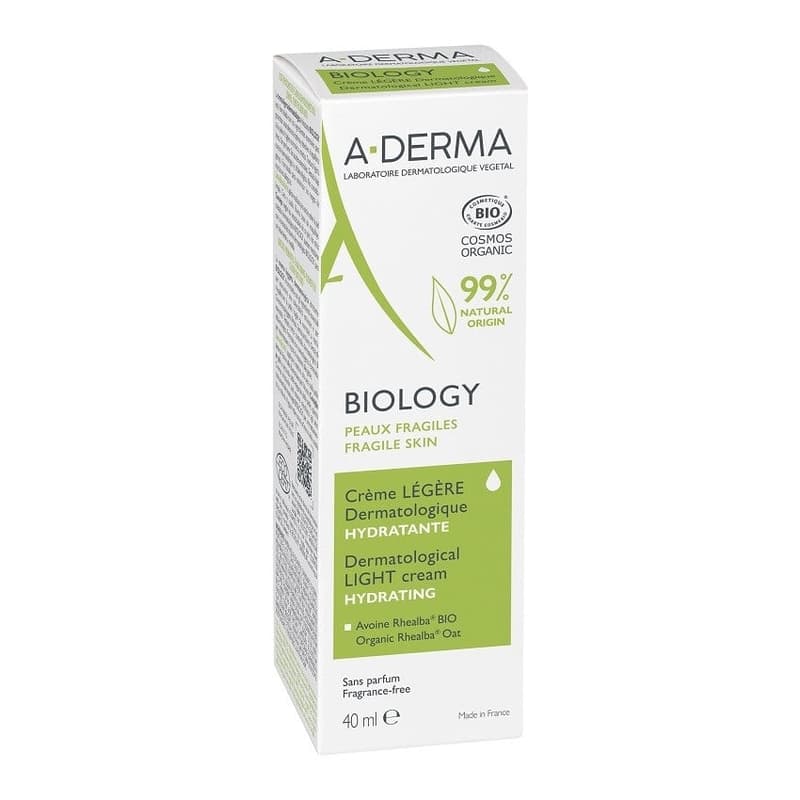 A-DERMA BIOLOGY Lehký hydratační krém 40ml