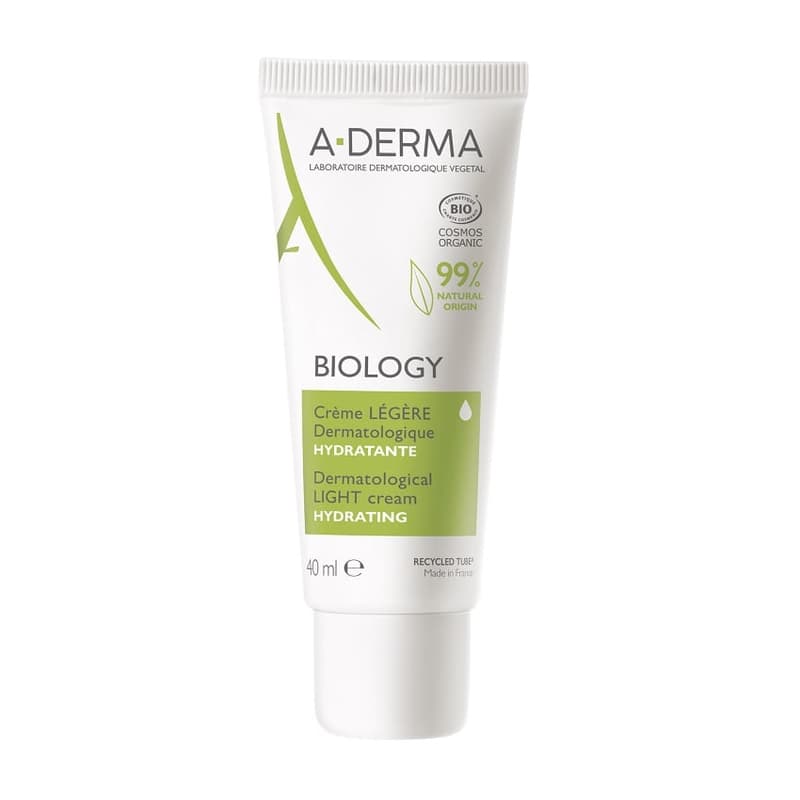 A-DERMA BIOLOGY Lehký hydratační krém 40ml