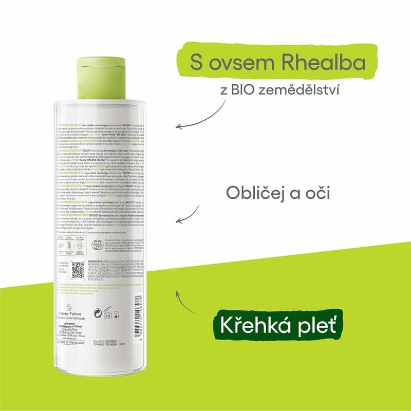 A-DERMA BIOLOGY Micelární voda 400ml