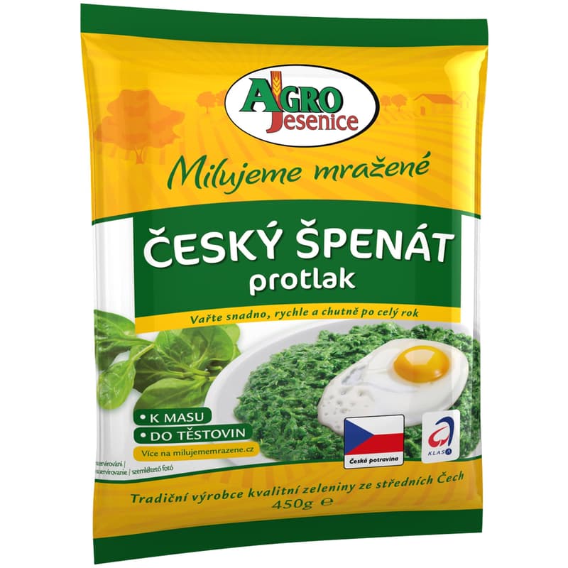 Agro Jesenice Spinach puree (frozen)