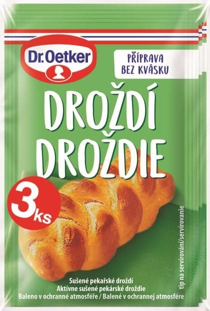 Dr.Oetker sušené Droždí 3×7 g