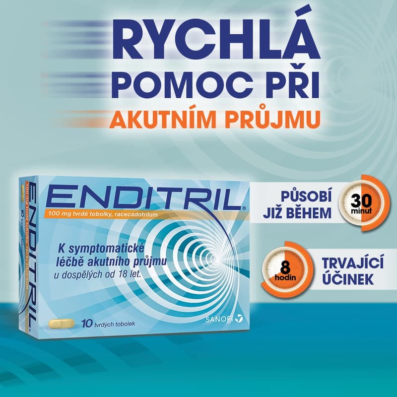ENDITRIL 100MG Tvrdá tobolka 10