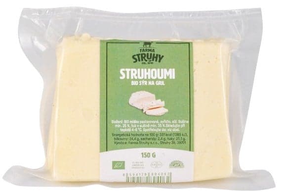 Farm Struhy BIO cheese for grill white