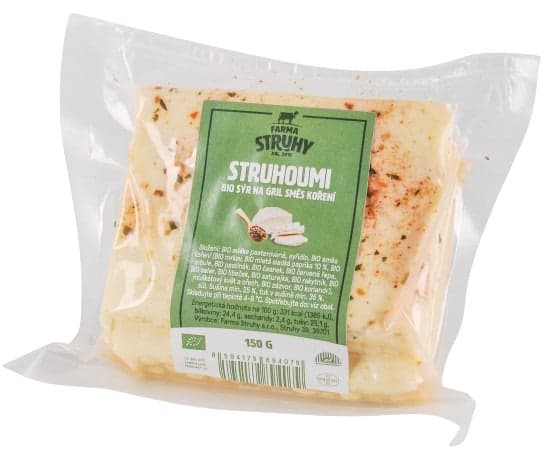 Farma Struhy BIO Sýr na gril kořeněný