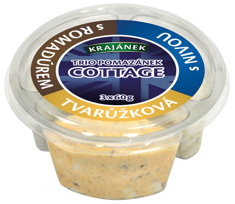 Krajánek Mix of 3 cheese spreads