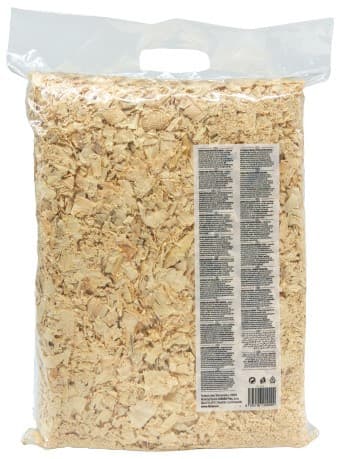 Coarse shaving bedding 