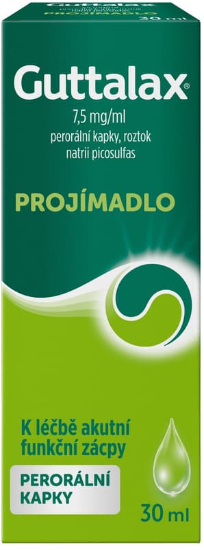 GUTTALAX 7,5MG/ML Perorální kapky, roztok 1X30ML