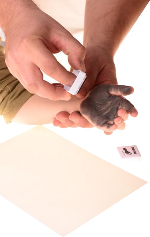 Baby Dab Barva na dětské otisky – šedá