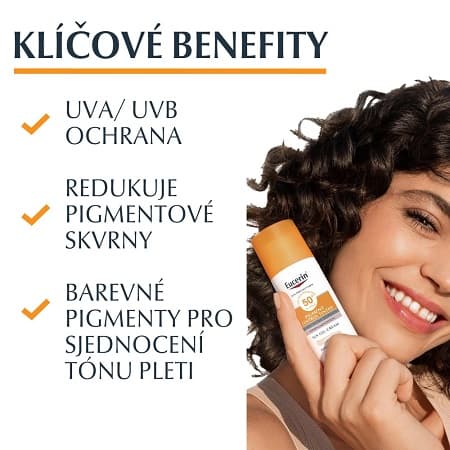 EUCERIN SUN PigmentControlTinted SPF50+ tmavá 50ml