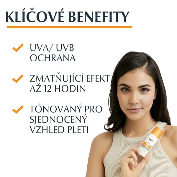EUCERIN SUN OilControlTinted SPF50+ světlý 50ml