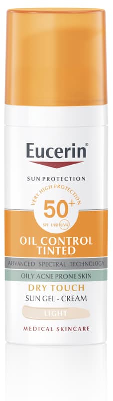 EUCERIN SUN OilControlTinted SPF50+ světlý 50ml