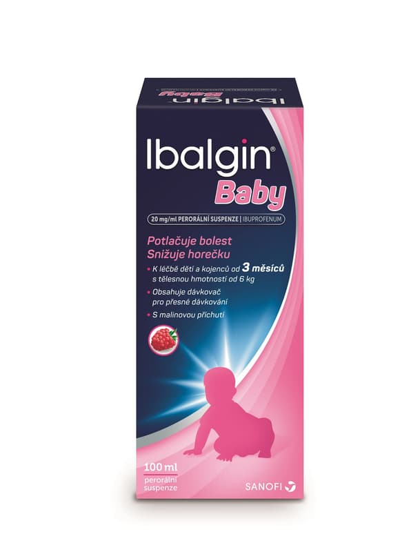 IBALGIN BABY 20MG/ML Perorální suspenze 100ML