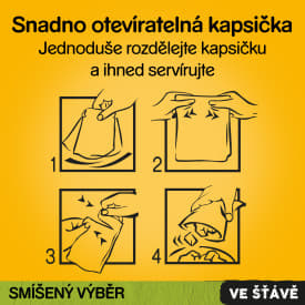 Pedigree kapsičky masový výběr se zeleninou ve šťávě pro dospělé psy 40×100 g
