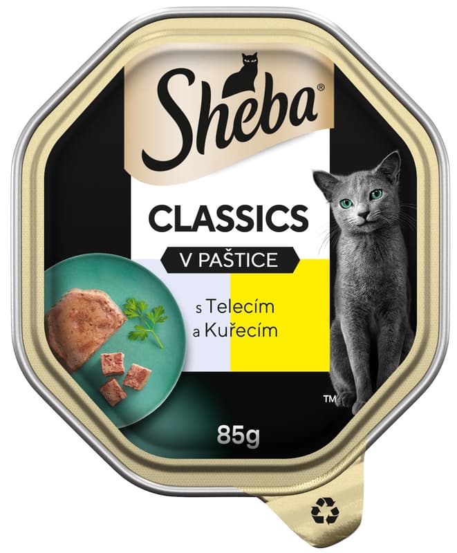 Flexible Tray SHEBA Classics in Terrine VlCk Chunks in loaf Adult 85g
