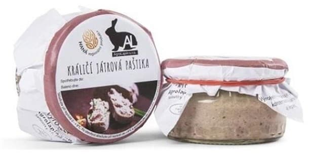 Farma Výšovice Králičí játrová paštika s brusinkami
