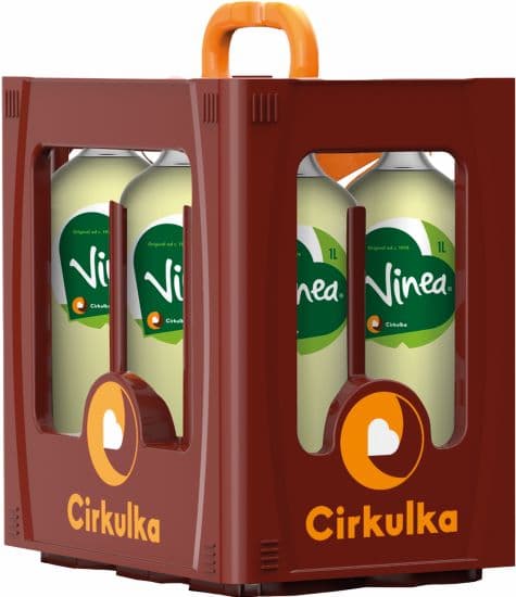 Cirkulka Vinea white glass