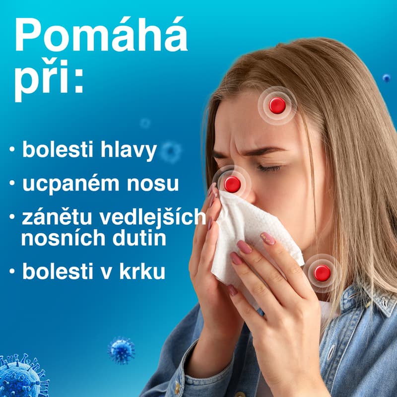 PARALEN GRIP CHŘIPKA A BOLEST 500MG/25MG/5MG Potahovaná tableta 24