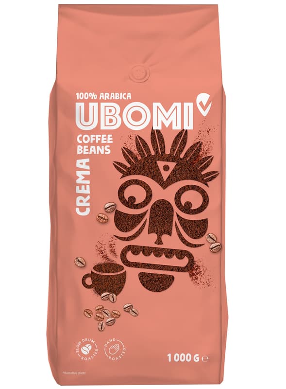 Ubomi Caffe Crema 100% Arabica whole beans