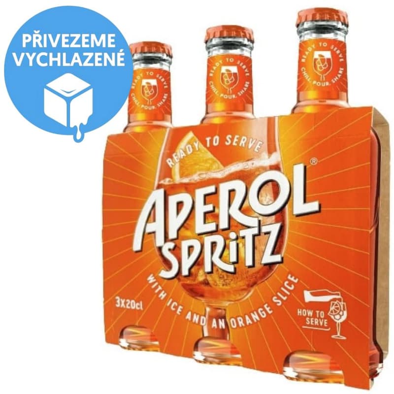 Aperol Spritz Bitter 9% obj. (3×20cl)