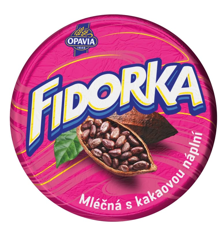 Fidorka wafer milk chocolate with cacao filling