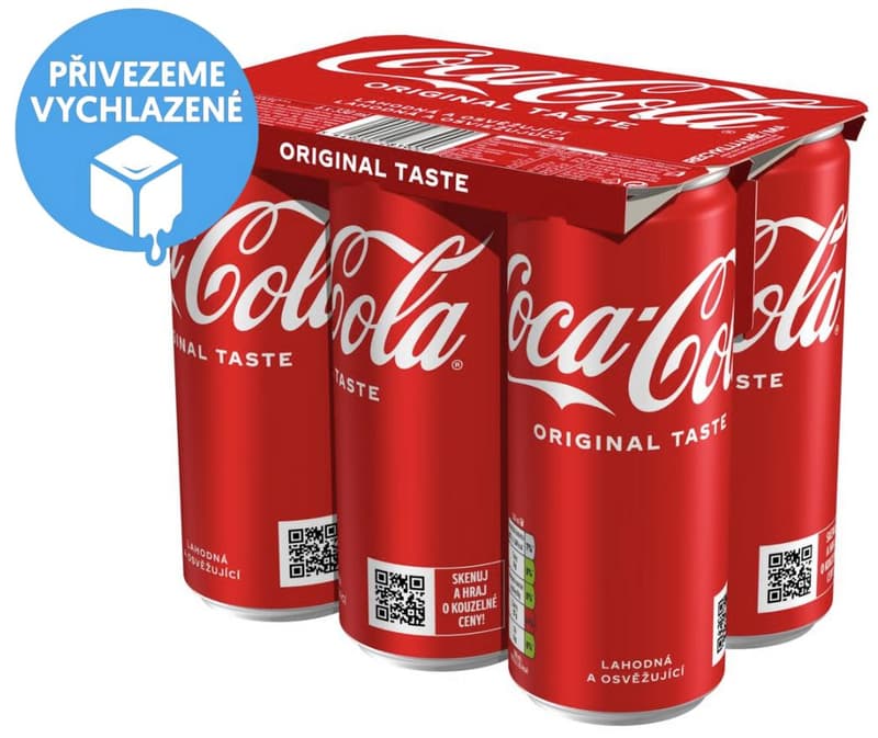 Coca-Cola (6x0,33 l) plech