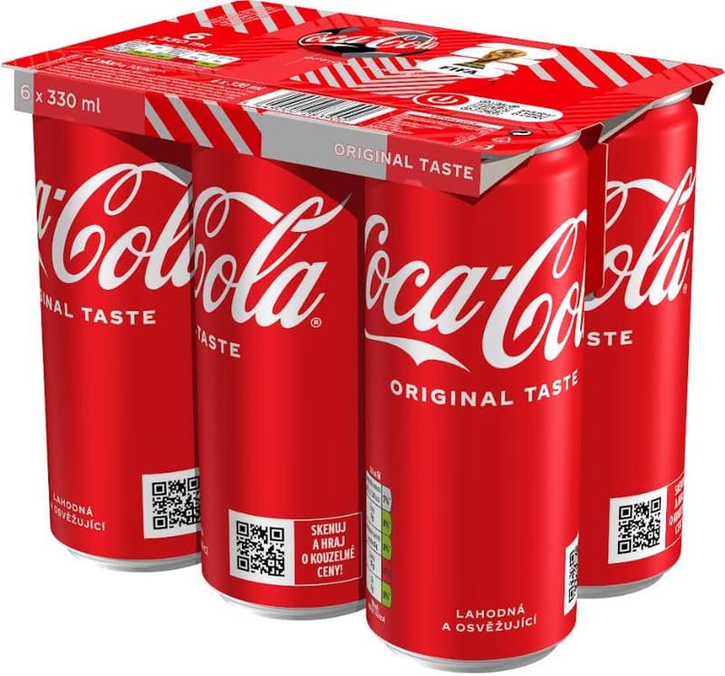 Coca-Cola (6x0,33 l) plech