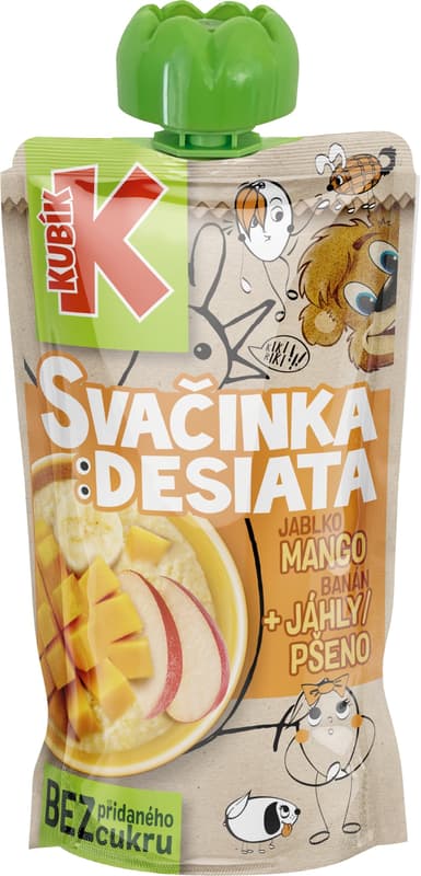 Kubík Svačinka mango, jablko, banán + jáhly