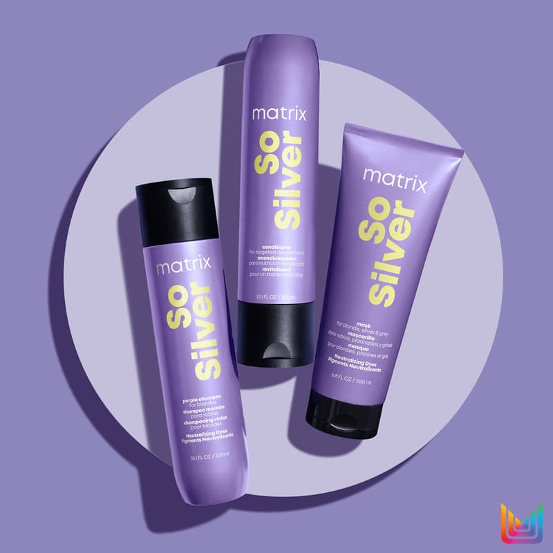 Matrix So Silver Purple Shampoo for Blonde and Silver Hair