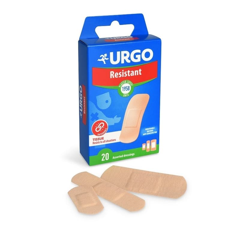 URGO RESISTANT Odolná náplast 20ks NOVÁ