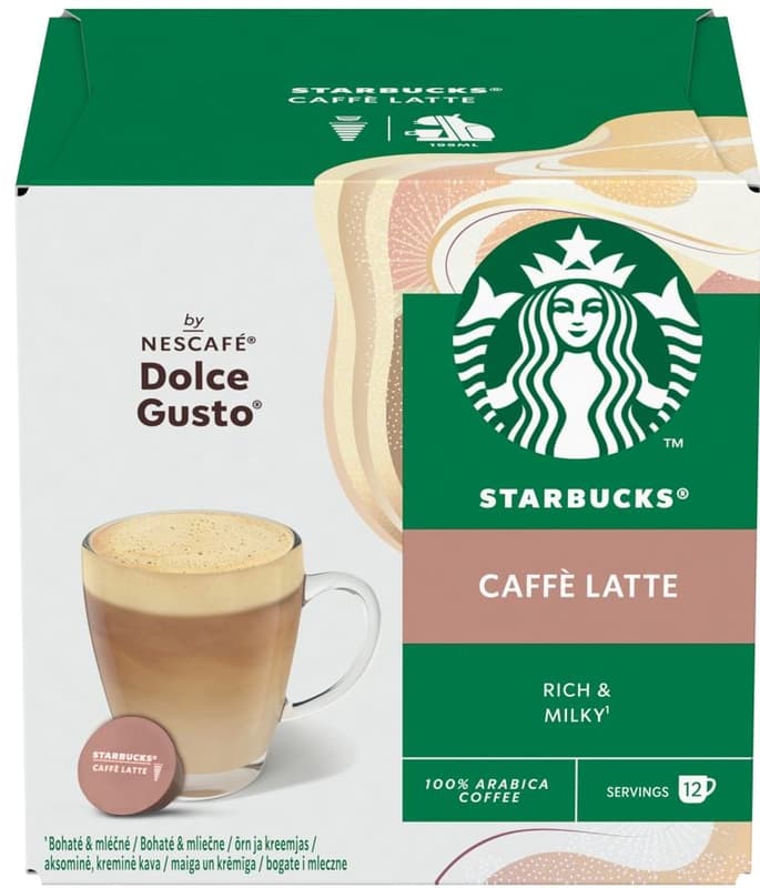 Starbucks Caffe Latte by Nescafé Dolce Gusto capsules
