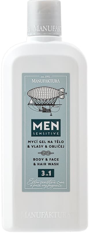Manufaktura Sensitive pánský sprchový gel 3v1