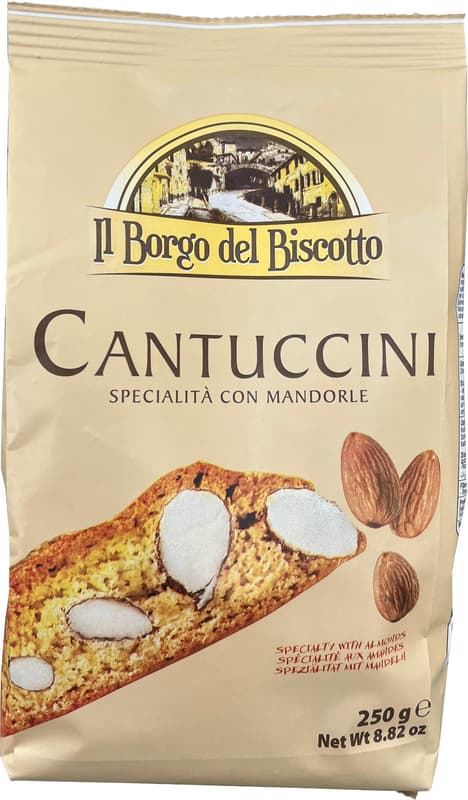 Cantuccini biscuits with almonds