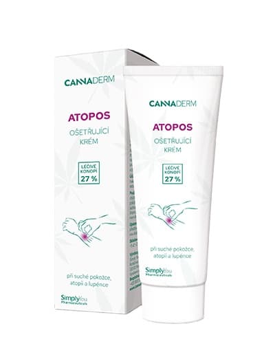 Cannaderm Atopos ošetřující krém 75g