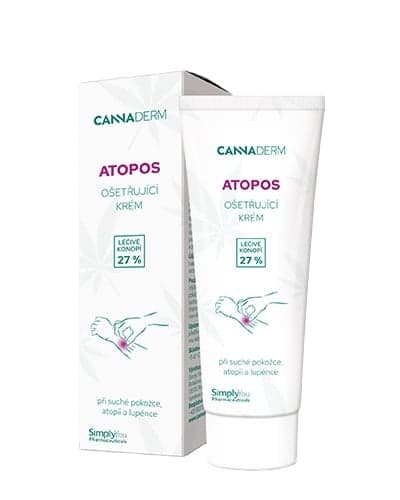 Cannaderm Atopos ošetřující krém 75g