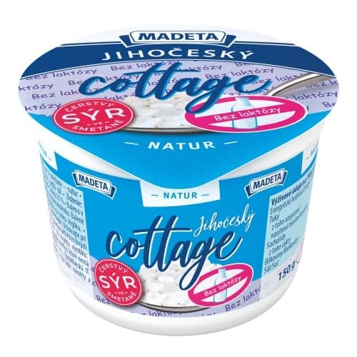 Madeta Jihočeský cottage natur without lactose 7%