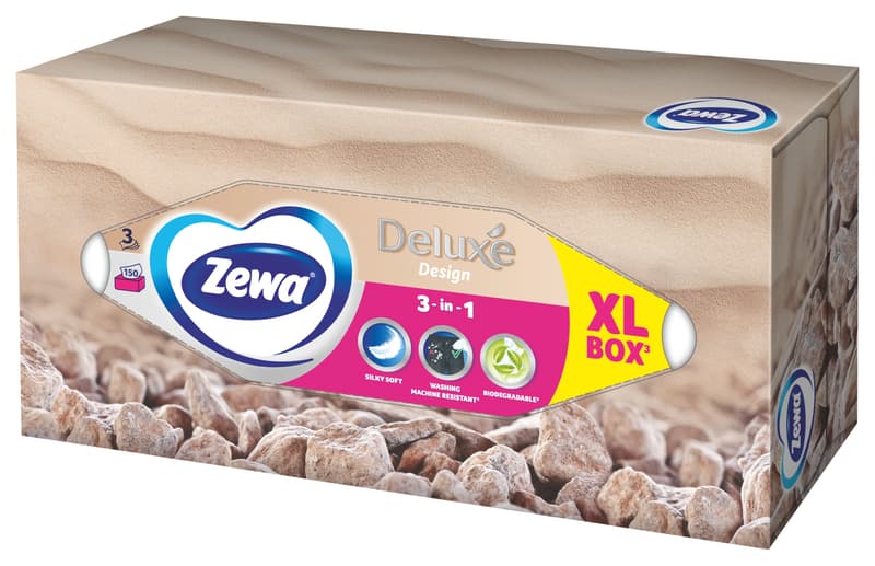 Zewa Deluxe Design big pack papírové kapesníky 3vrstvé box