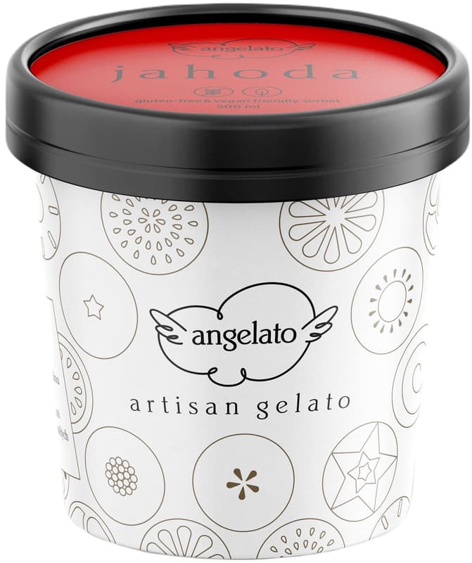 Angelato Strawberry sorbet