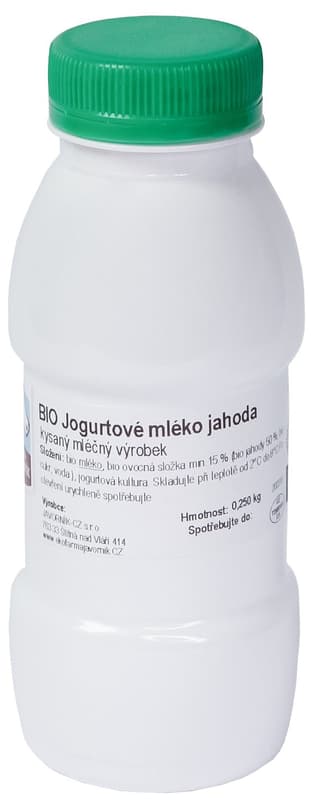 Ekofarma Javorník BIO Yoghurt milk strawberry