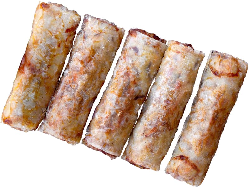 Nasiako Spring rolls with chicken and sauce