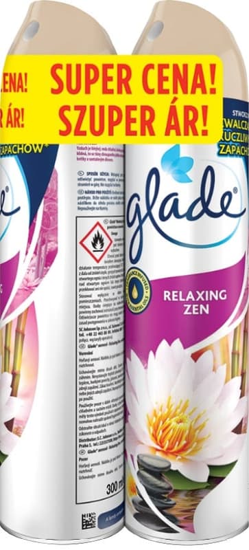 Glade Relaxing zen aerosol duopack (2×03 l)