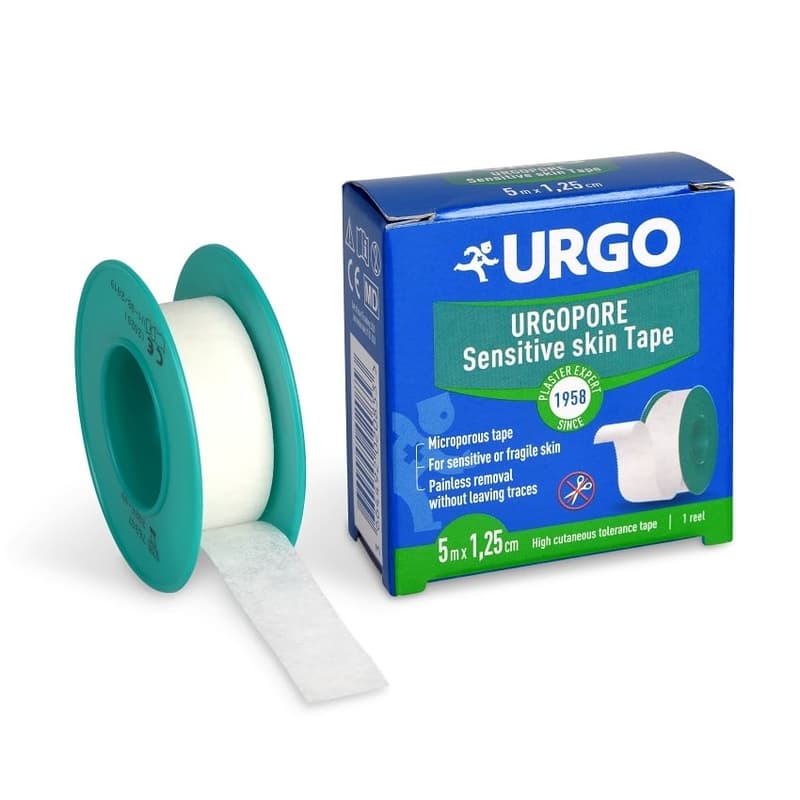 URGO PORE Non-woven patch 1.25cmx5m NEW