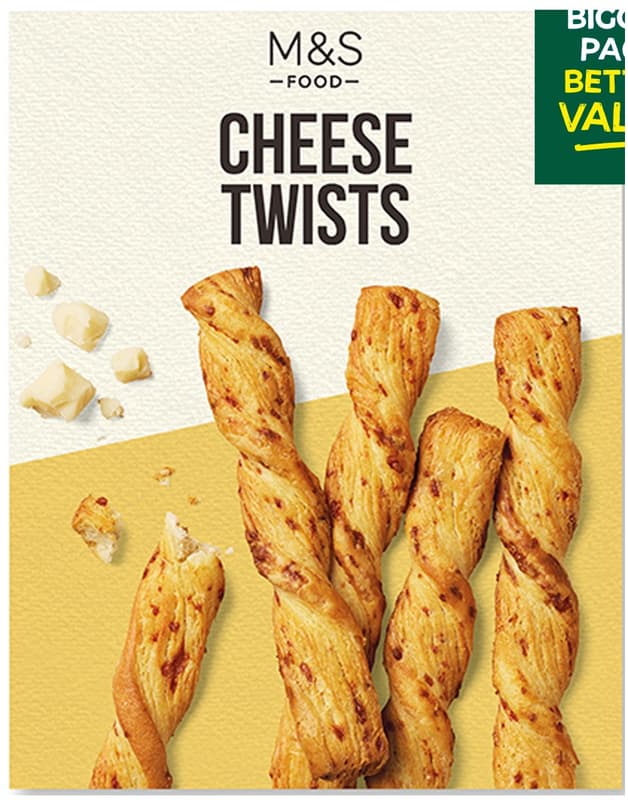 Marks & Spencer Cheese spirals