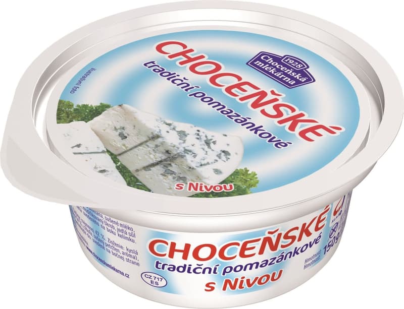 Choceňská mlékarna Choceň traditional spread with blue cheese